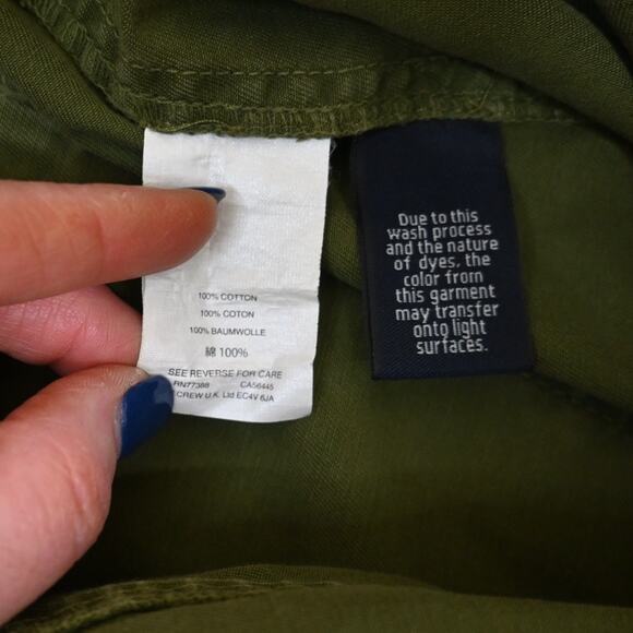 J. Crew Women's 6 Army Green Cargo Shorts - Picture 9 of 10